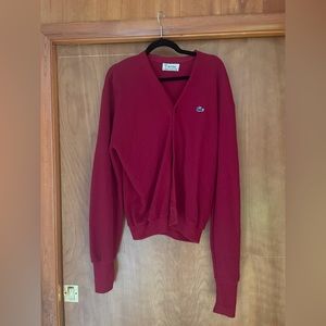 Vintage IZOD Lacoste Cardigan Sweater, Men’s, Medium